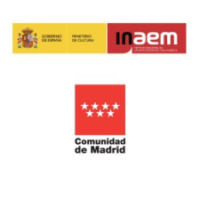Logos patrocinadores INAEM y Comunidad de Madrid