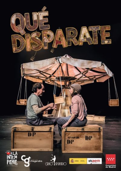 cartel espectáculo Qué disparate, circo y clown infantil y familiar