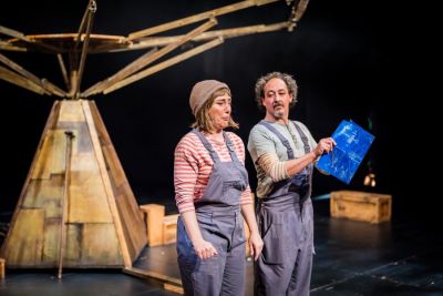 foto del espectáculo de circo y teatro de calle familiar Qué disparate