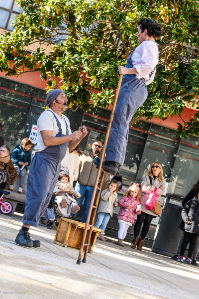 foto del espectáculo de circo infantil y familiar Qué disparate de Cirko Psikario